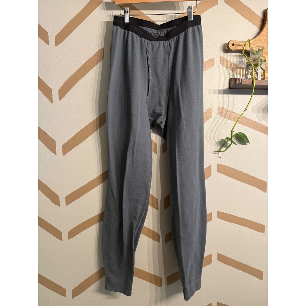 Patagonia Long Johns Mens Large Grey Capilene Performance Baselayer Pants